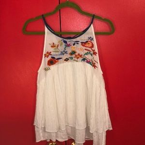 T H M L Embroidered Tank top